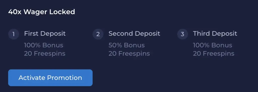Rainbet 40x Wager Locked Offer